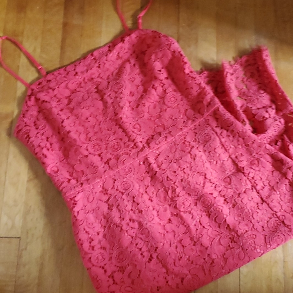 Pink lace Express Dress